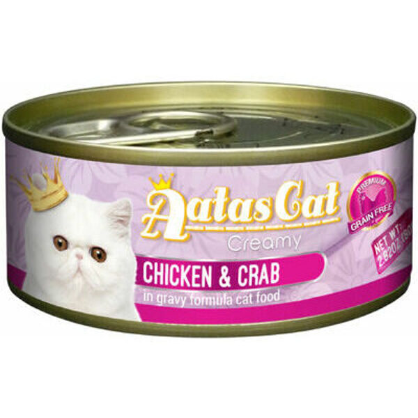 Aatas Cat Creamy Chicken&Crab 80g