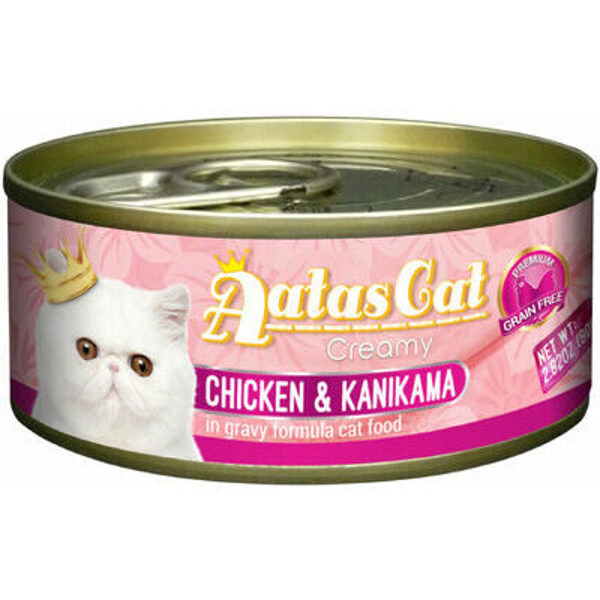 Aatas Cat Creamy Chicken&Kanikama 80g