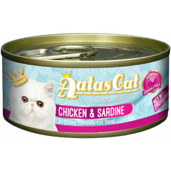 Aatas Cat Creamy Chicken&Sardine 80g