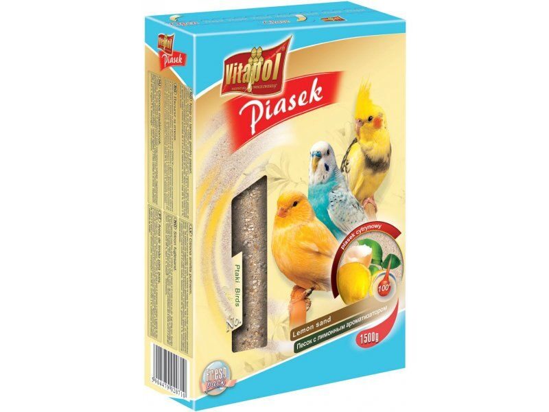 VITAPOL SMILTIS PUTNIEM AR GLIEMEŽVĀKIEM/CITRONU 1.5KG