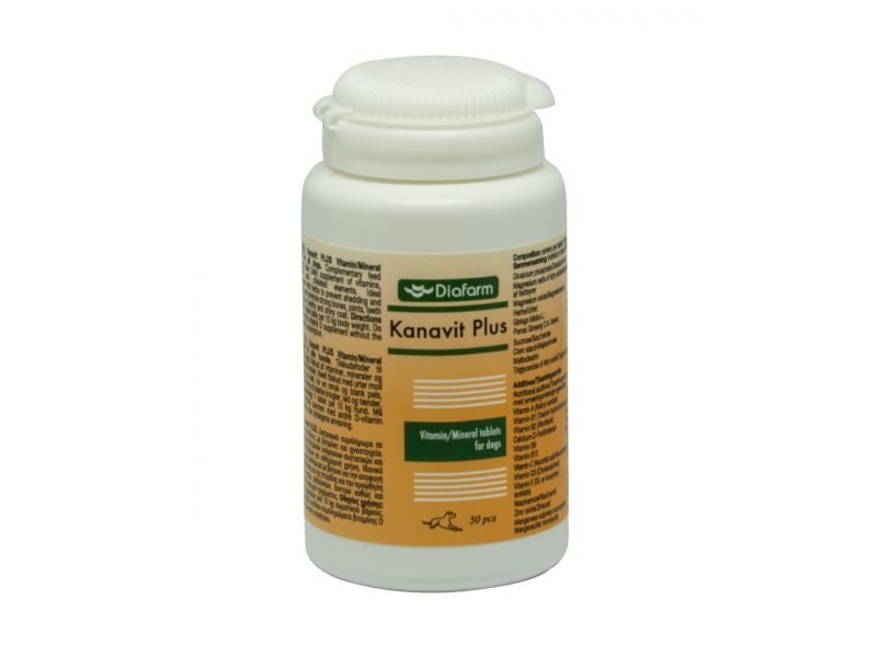 DF KANAVIT PLUS VIT/MIN TAB N50 SUŅIEM