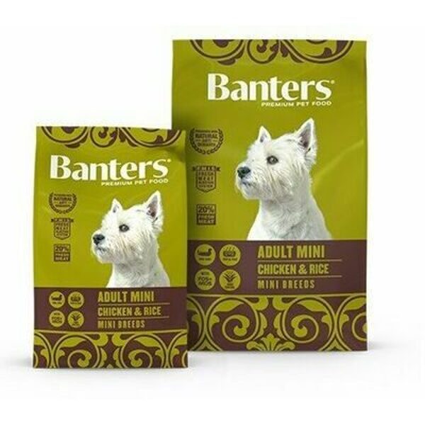 BANTERS Adult mini chicken&rice 3 kg