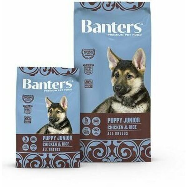 BANTERS Puppy junior chicken& rice 3 kg