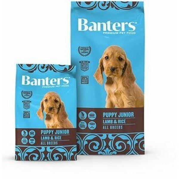 BANTERS Puppy junior lamb&rice 15 kg