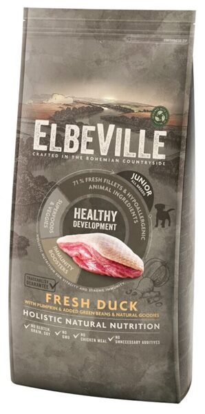 ELBEVILLE Puppy and Junior All Breeds Fresh Duck Healthy Development 11.4 kg