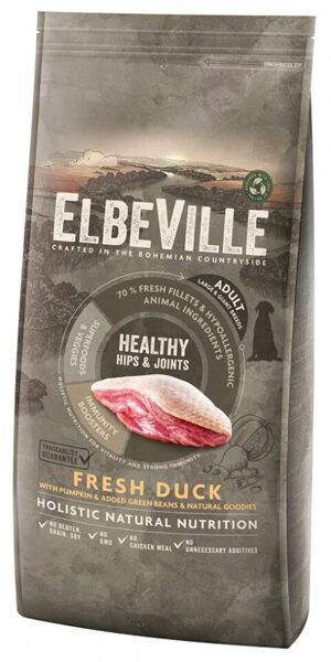 ELBEVILLE Adult Large Fresh Duck Healthy Hips and Joints 11.4 kg
