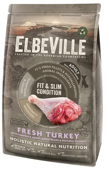 ELBEVILLE Adult Mini Fresh Turkey Fit and Slim Condition 4 kg