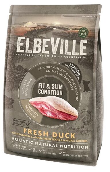 ELBEVILLE Senior Mini Fresh Duck Fit and Slim Condition 1.4 kg