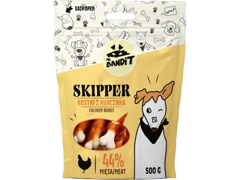 MR.BANDIT SKIPPER CHICKEN BONES/TĪTIE VISTAS KAULIŅI 500G