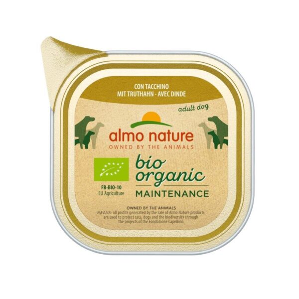 Almo Nature BIO ORGANIC MAINTENANCE pastēte ar tītaru, 100gx6