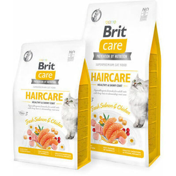 Brit Care Cat GF Haircare Healthy & Shiny Coat 2 kg