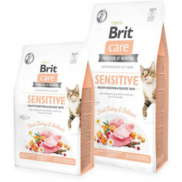 Brit Care Cat GF Sensitive Healthy Digestion & Delicate Taste 2 kg