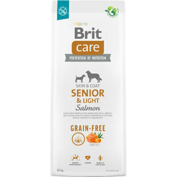 Brit Care GF Senior&Light Salmon 12kg
