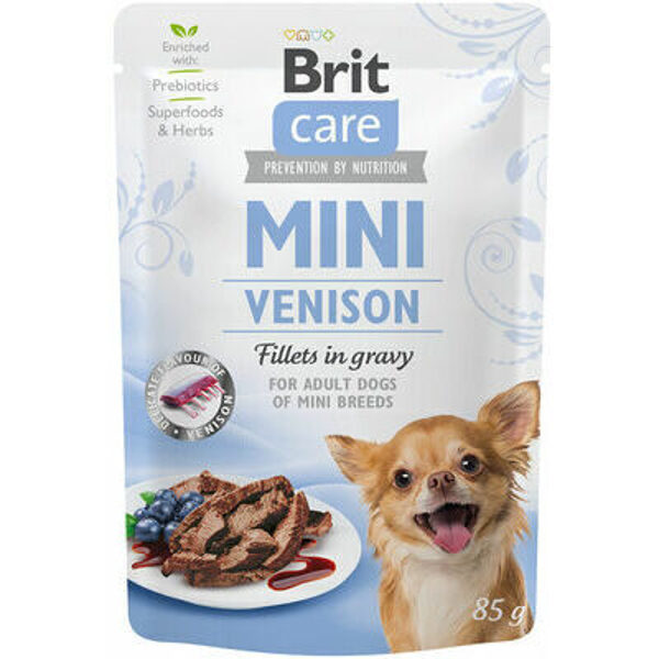 Brit Care Mini wet Venison fillets in gravy 85 g