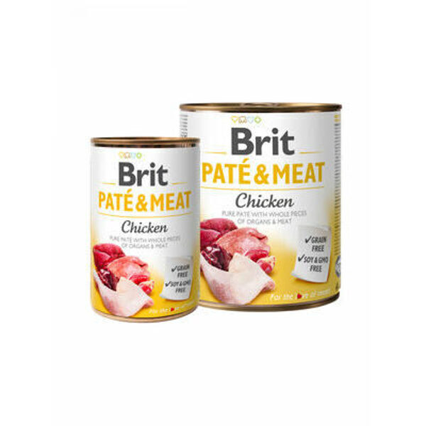 BRIT CARE wet Chicken Pate&Meat 400g