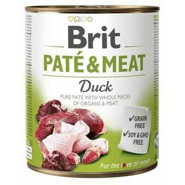 BRIT CARE wet Duck Paté & Meat 800 g