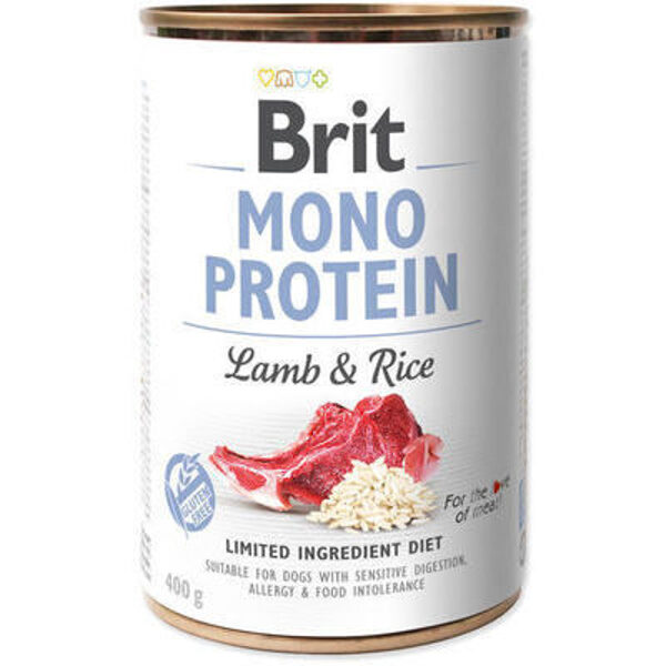 BRIT CARE wet Mono Protein Lamb & Rise 400g