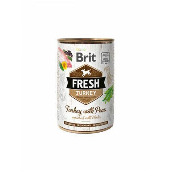Brit Fresh Turkey&Peas 400 g