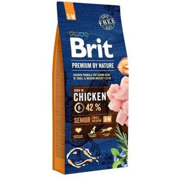 BRIT PREMIUM By Nature Senior S/M 15 kg