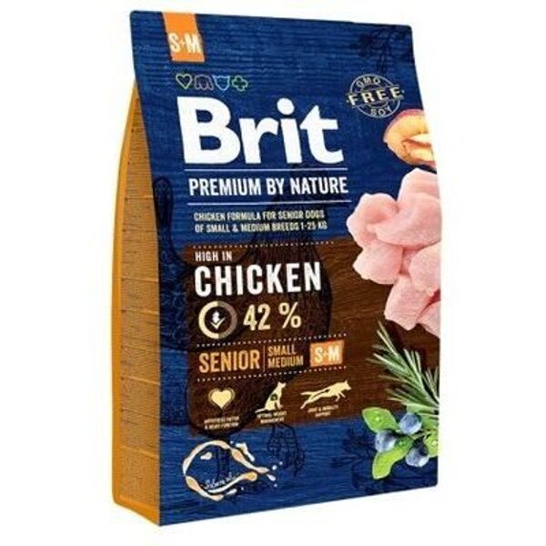 BRIT PREMIUM By Nature Senior S/M 3 kg