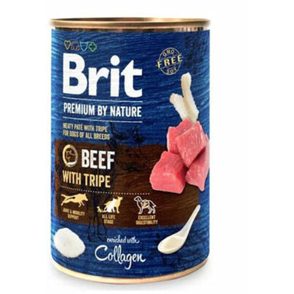 Brit Premium by Nature wet Beef with Tripes 400 g