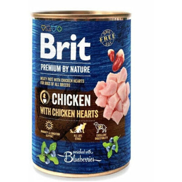 Brit Premium by Nature wet Chicken with Hearts 400 g