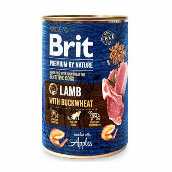 Brit Premium by Nature wet Lamb with Buckwheat 400 g