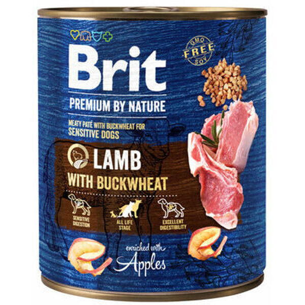 Brit Premium by Nature wet Lamb with Buckwheat 800 g
