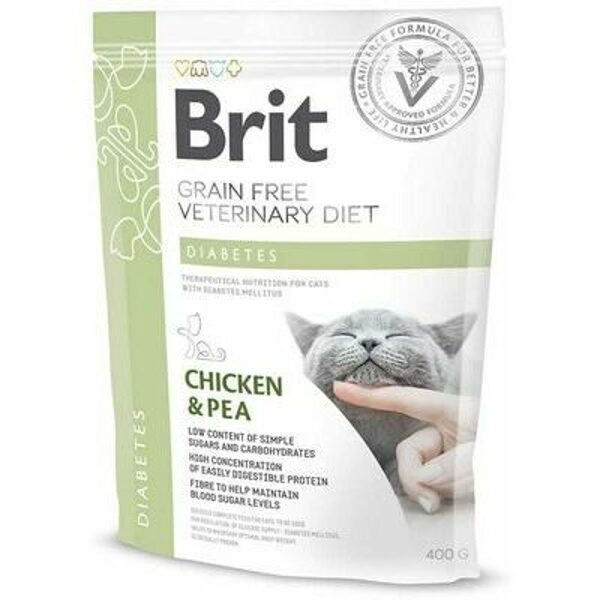 Brit Veterinary Diets Cat Diabetes 0,4kg