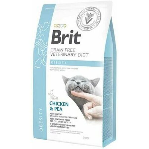 Brit Veterinary Diets Cat Obesity 2kg
