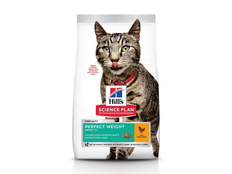 HILLS SP KAĶU SAUSĀ B PERFECT WEIGHT VISTA 1.5KG