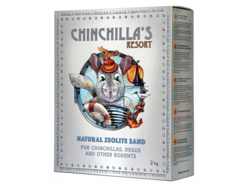 ZEOTECA SMILTIS ŠINŠILLĀM DEGU 2KG