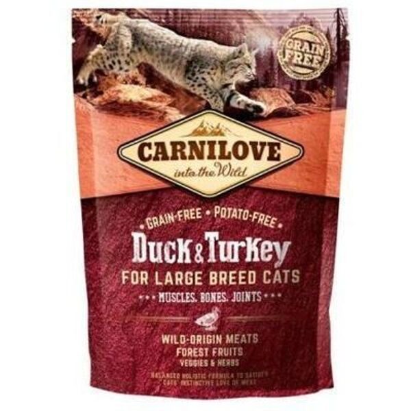 CARNILOVE Duck & Turkey Large Breed Cats 0,4 kg