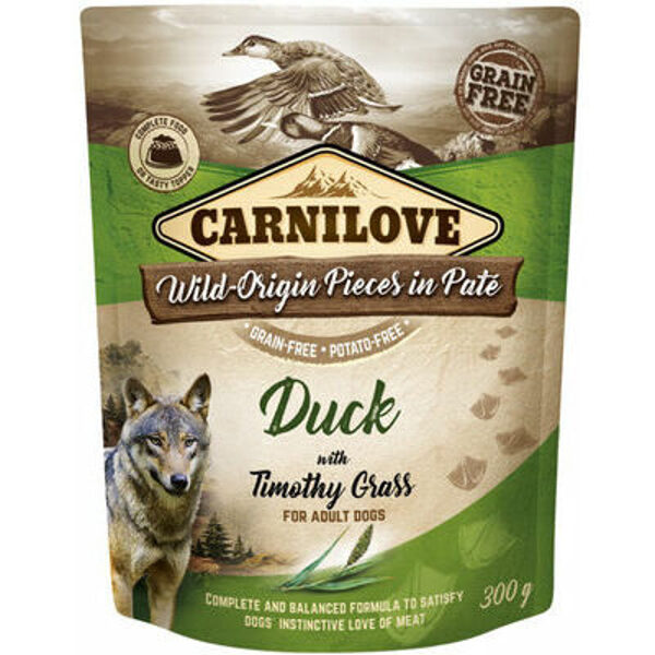 CARNILOVE Pate Duck with Timothy Grass 300 g