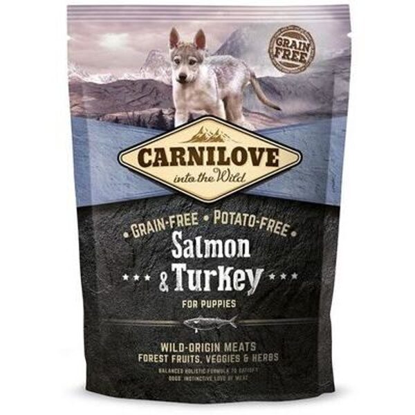 CARNILOVE Salmon & Turkey Puppy 1,5 kg