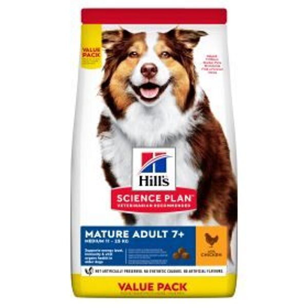HILLS SP SUŅU SAUSĀ B MAT7+ MED VISTA 18KG