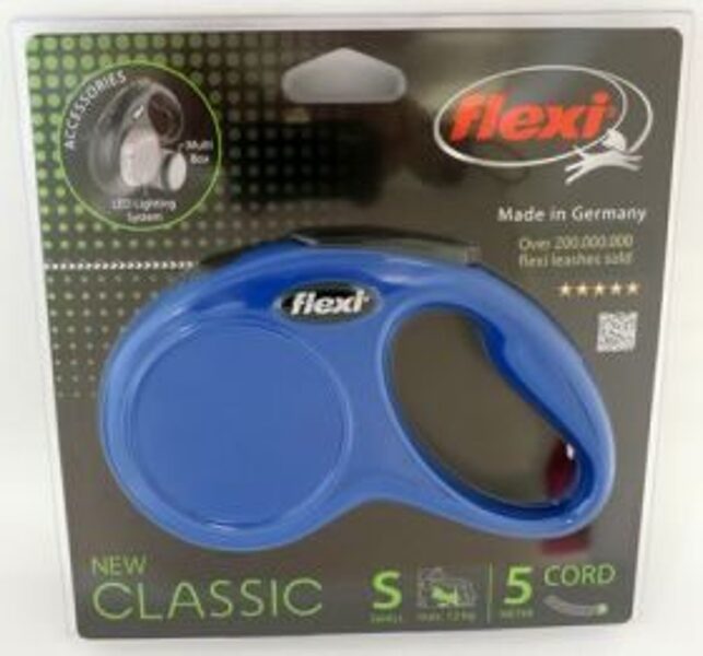 FLEXI PAVADA NEW CLASSIC VADS M 5M<20KG ZILS