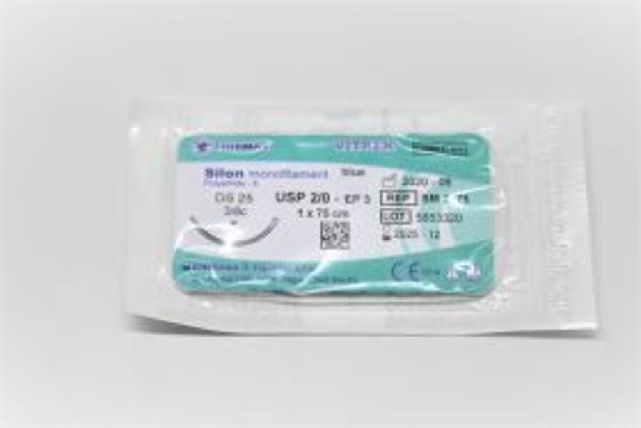 DIEGS ĶIR NEUZS SILON DS25 2/0 75CM VITREX SM2271 ZILS
