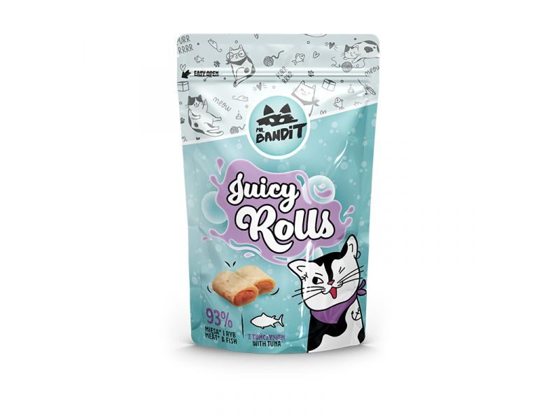 MR.BANDIT CAT JUICY ROLLS TUNA/TUNCIS 40G /9756
