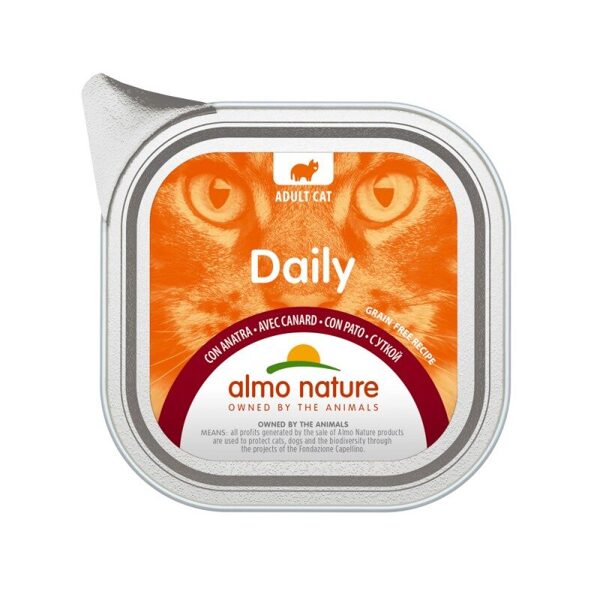 Almo Nature DAILY pastēte ar pīli, 100gx6