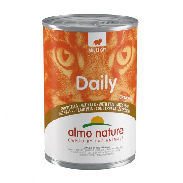 Almo Nature DAILY ar teļa gaļu, 400gx6
