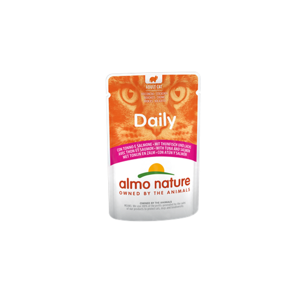 Almo Nature DAILY tuncis un lasis, 70gx6