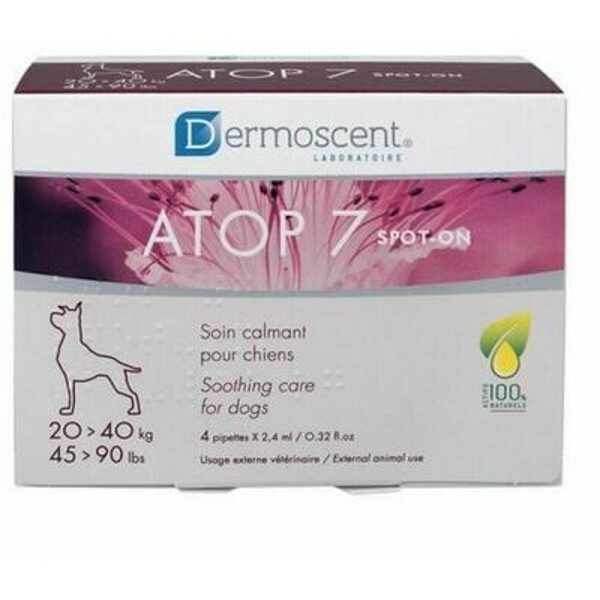 Dermoscent ATOP7® spot-on dogs 20-40kg / 4 pipettes x 2,4ml