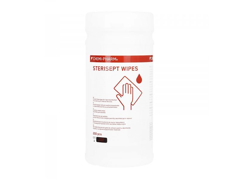 DEZ LĪDZ STERISEPT WIPES N120 CHEMI-PHARM