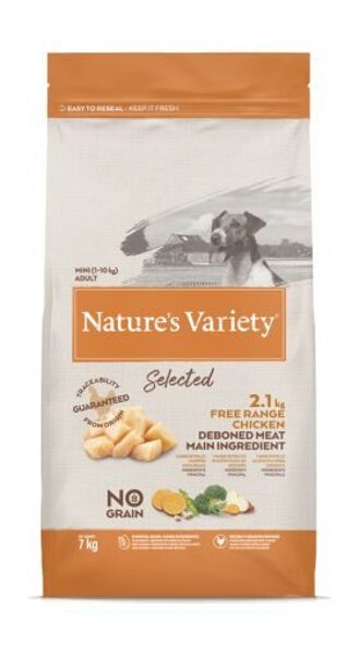 Nature's Variety Dog Selected Mini Free Range Chicken 7Kg