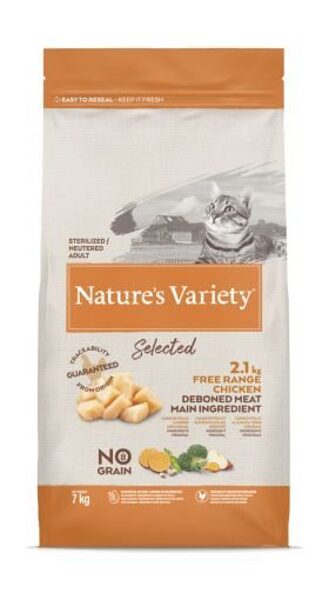 Nature's Variety Cat Selected Sterilized Free Range Chicken 7Kg 