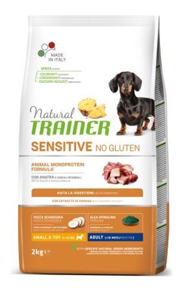 NATURAL TRAINER SENSITIVE NO GLUTEN ADULT MINI DUCK 2KG