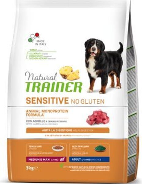 NATURAL TRAINER SENSITIVE NO GLUTEN ADULT LAMB 3KG