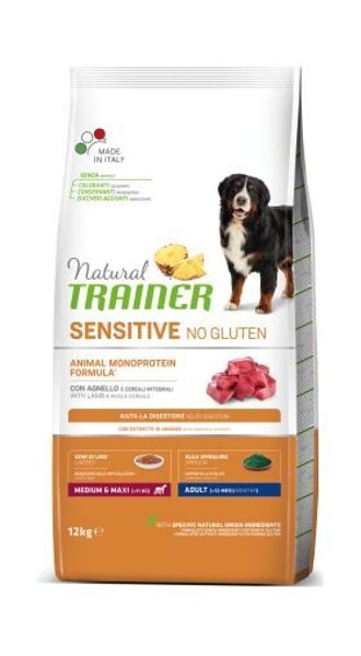 NATURAL TRAINER SENSITIVE NO GLUTEN ADULT LAMB 12KG