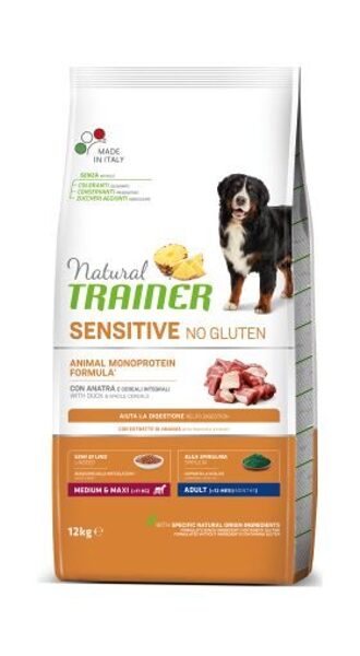 NATURAL TRAINER SENSITIVE NO GLUTEN ADULT DUCK 12KG